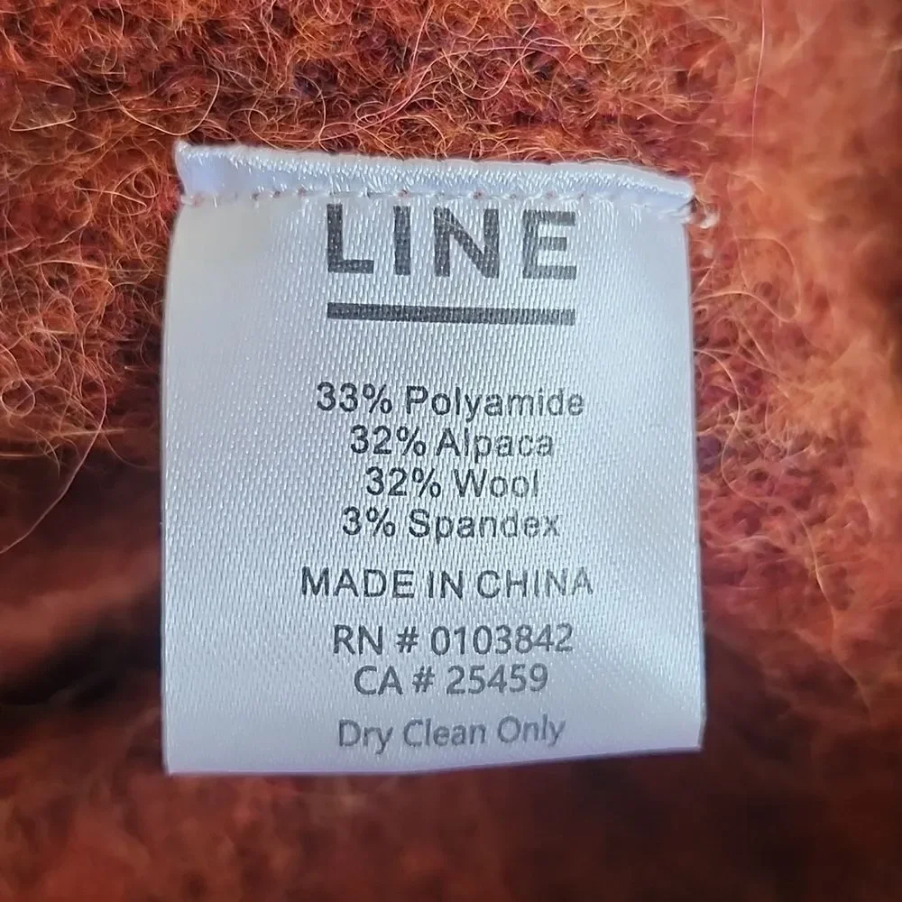 Line Wool Alpaca Blend Sweater Size Small - Picture 5 of 6